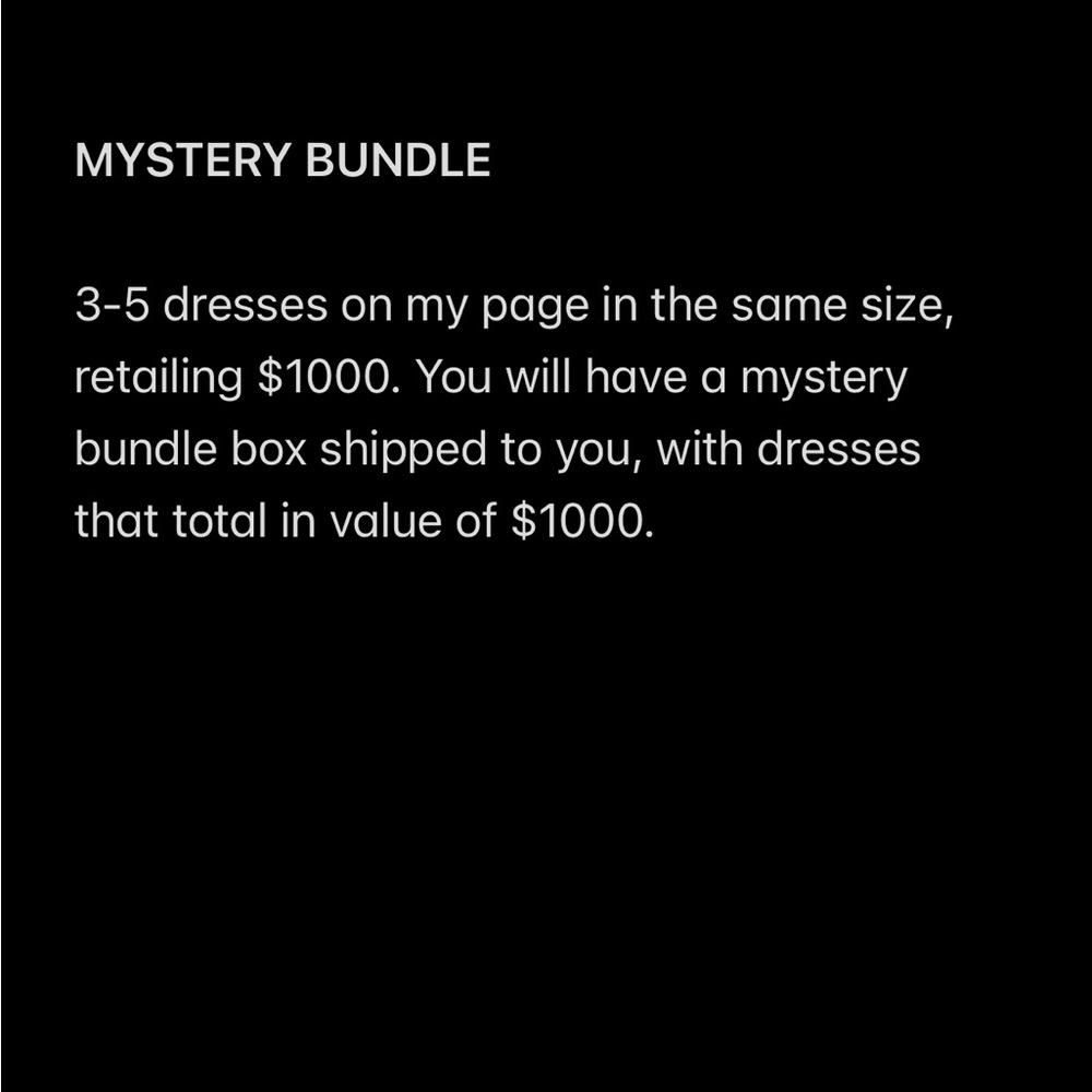 Mystery bundle